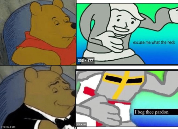 evolution | image tagged in memes,tuxedo winnie the pooh | made w/ Imgflip meme maker