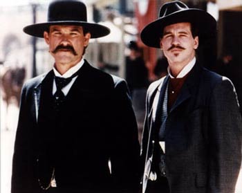 Doc Holliday and Wyatt Earp Blank Meme Template