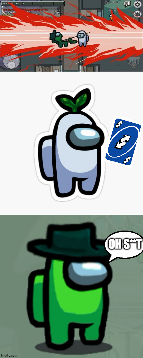 Unexpected... | OH S**T | image tagged in imp kill | made w/ Imgflip meme maker