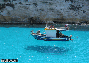Ummm... Floating BoAT??? | image tagged in gifs,imgflip | made w/ Imgflip images-to-gif maker