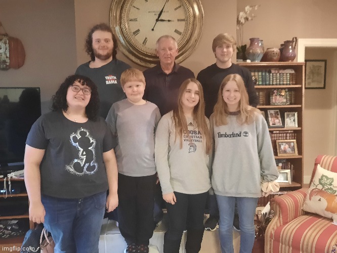 Me my brother my cousins and my grandfather | made w/ Imgflip meme maker