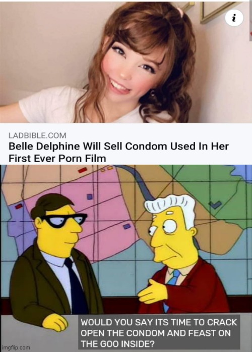 Belle Delphine is selling the condom used in her first adult movie - PopBuzz