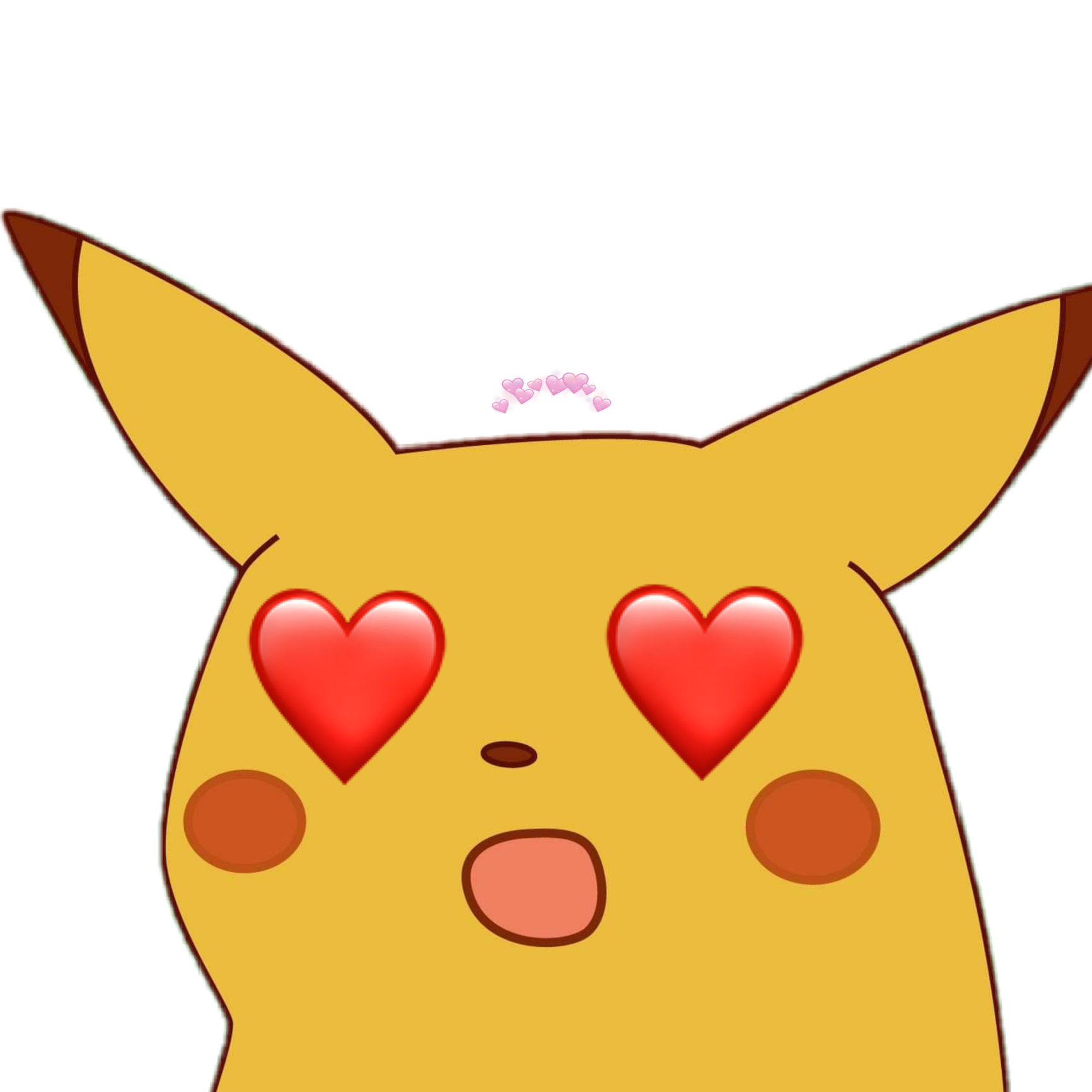High Quality love pikachu Blank Meme Template