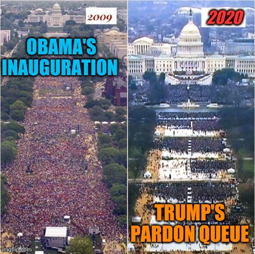 Inauguration crowds Blank Meme Template
