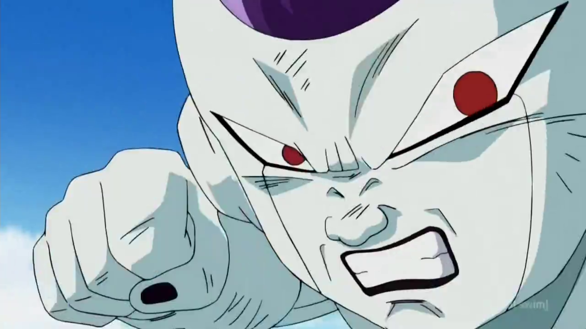 Frieza punching Blank Meme Template