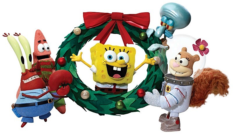 SpongeBob Christmas Blank Meme Template