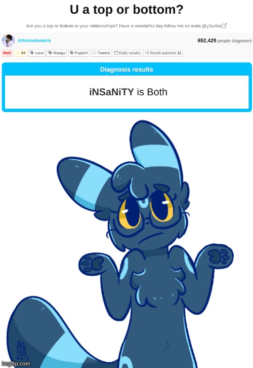 image tagged in umbreon shrug | made w/ Imgflip meme maker