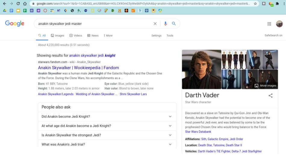 Anakin Skywalker Jedi Master? Knight Blank Meme Template