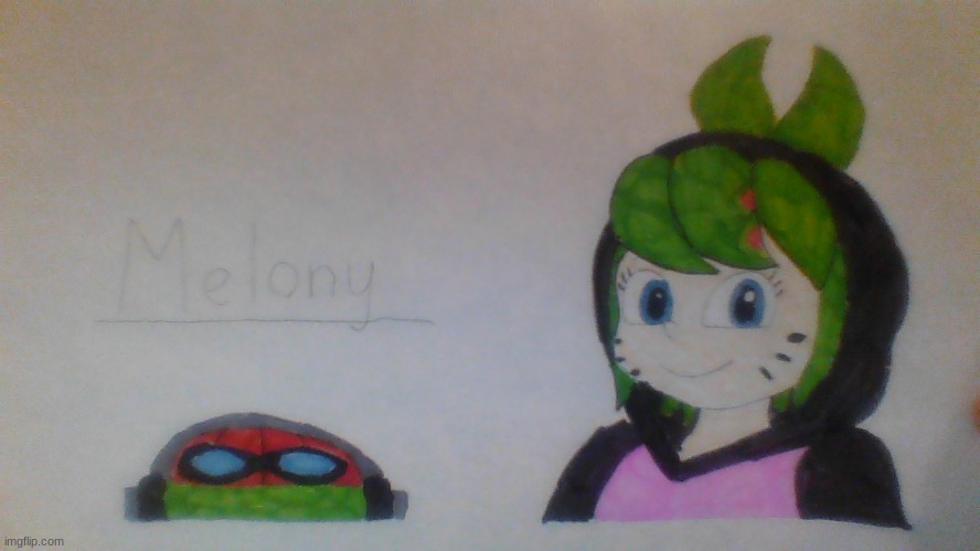 I had to make melony's new look lol | made w/ Imgflip meme maker