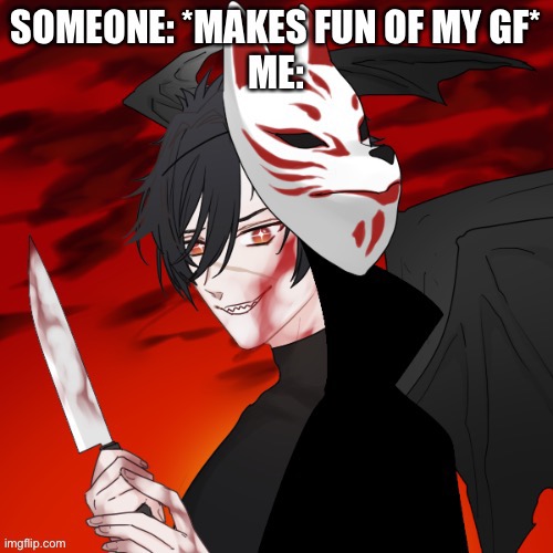 image tagged in anime,imma go kill this bitch,wow you just wasted your time reading these tags | made w/ Imgflip meme maker