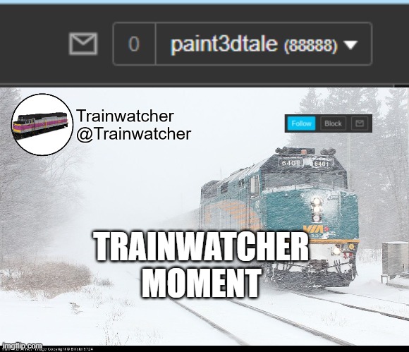 cr8zy | TRAINWATCHER MOMENT | image tagged in trainwatcher announcement 5 | made w/ Imgflip meme maker