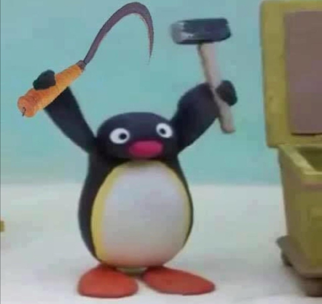 High Quality Savage penguin Blank Meme Template