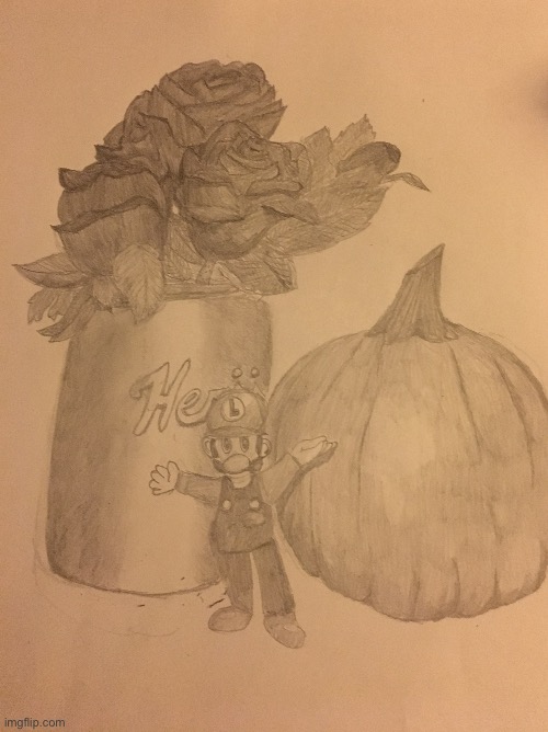 Drew this for art class | image tagged in drawing,art,class | made w/ Imgflip meme maker