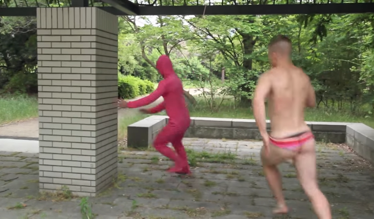 Pink Guy Chase Blank Meme Template