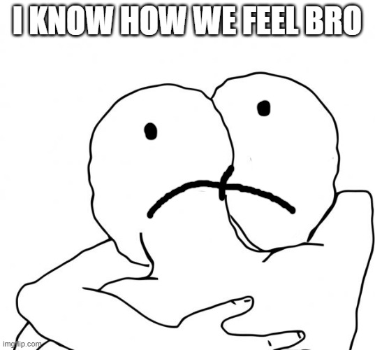 I Know That Feel Bro | I KNOW HOW WE FEEL BRO | image tagged in memes,i know that feel bro | made w/ Imgflip meme maker