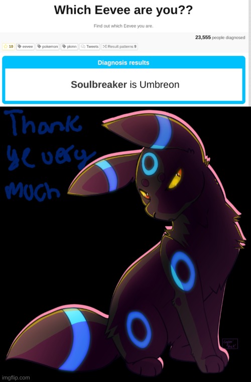 image tagged in umbreon | made w/ Imgflip meme maker