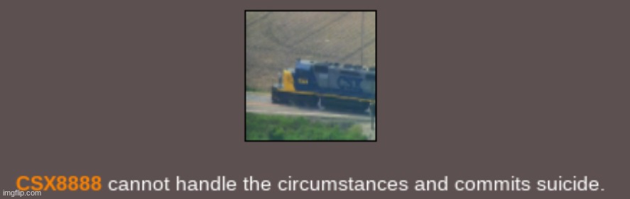 CSX8888 commits suicide | image tagged in csx8888 commits suicide | made w/ Imgflip meme maker