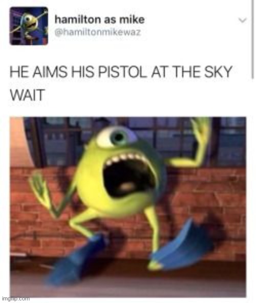 oof | image tagged in hamilton | made w/ Imgflip meme maker