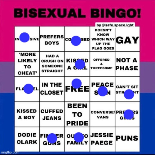 Why is there so many I can't even | image tagged in lgbtq,bingo,bisexual,nice | made w/ Imgflip meme maker
