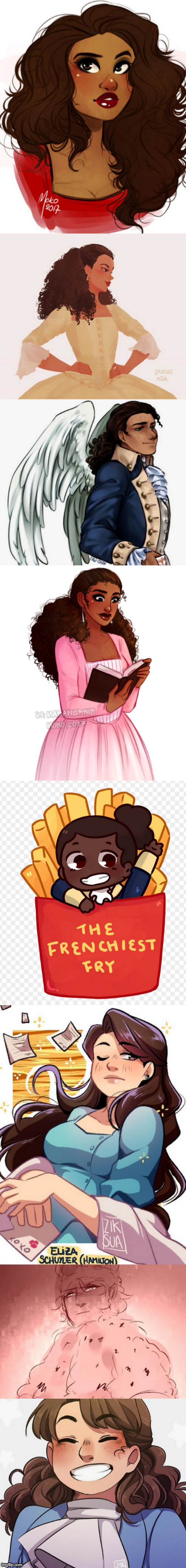a compilation of hamilton fanart | image tagged in hi | made w/ Imgflip meme maker