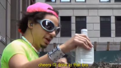 High Quality cheers i will drink to that bro Blank Meme Template