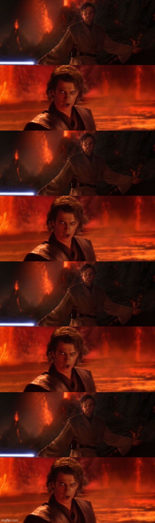 image tagged in it's over anakin i have the high ground | made w/ Imgflip meme maker