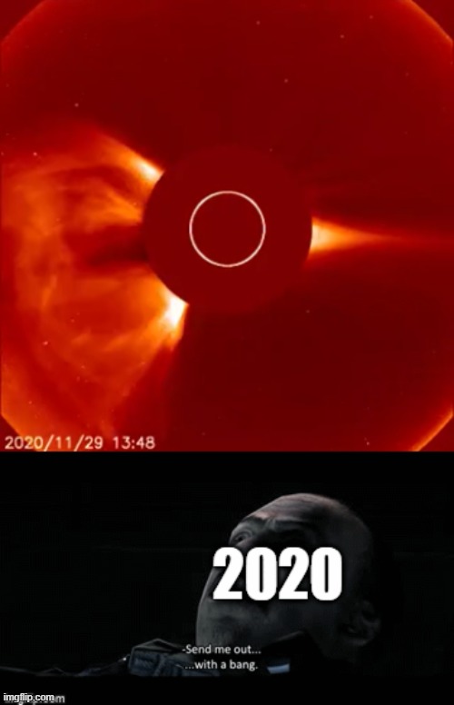 Big Solar explosion today. | image tagged in solar explosion,halo 3,sun,news | made w/ Imgflip meme maker