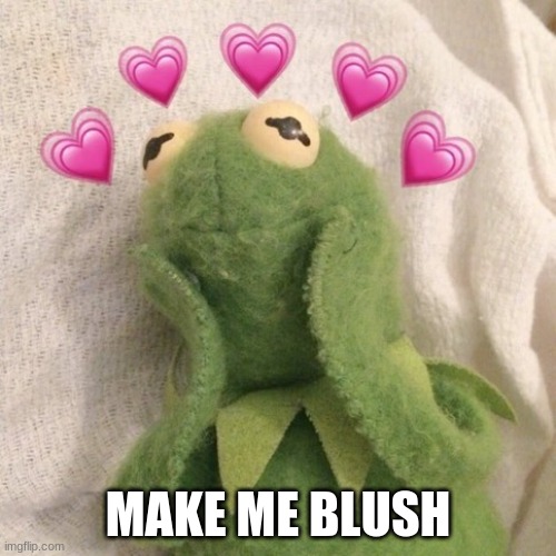 I already know how this is going to end | MAKE ME BLUSH | image tagged in blushing kermit | made w/ Imgflip meme maker