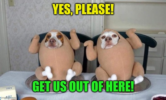 YES, PLEASE! GET US OUT OF HERE! | made w/ Imgflip meme maker