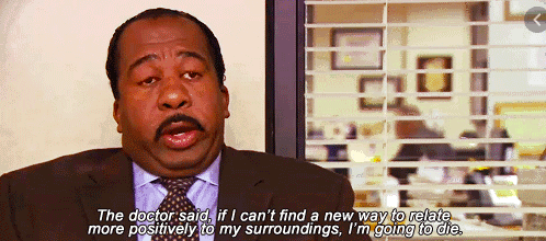 High Quality Stanley Hudson the doctor said if I can't find a new way Blank Meme Template