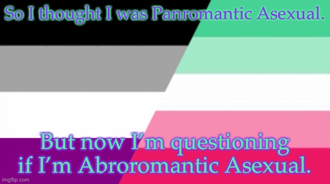 I don’t know what I am anymore | So I thought I was Panromantic Asexual. But now I’m questioning if I’m Abroromantic Asexual. | image tagged in so i guess you can say things are getting pretty serious,socially awesome awkward penguin,idk | made w/ Imgflip meme maker