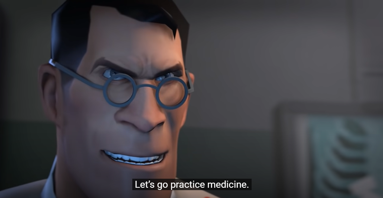 Let's go practice medicine Blank Meme Template