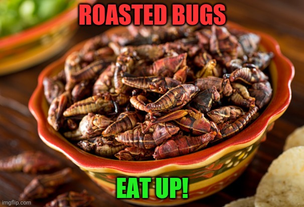 ROASTED BUGS EAT UP! | made w/ Imgflip meme maker