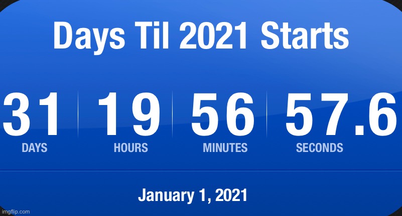 My other timer’s up, but ‘still one danger we all still have to face, which is still 2021. May God have mercy on our souls. | made w/ Imgflip meme maker