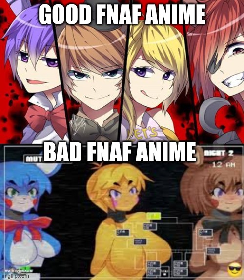 Fnaf Anime - Imgflip