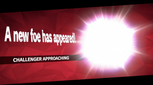 High Quality Super Smash Bros. Challenger Approaching Blank Meme Template