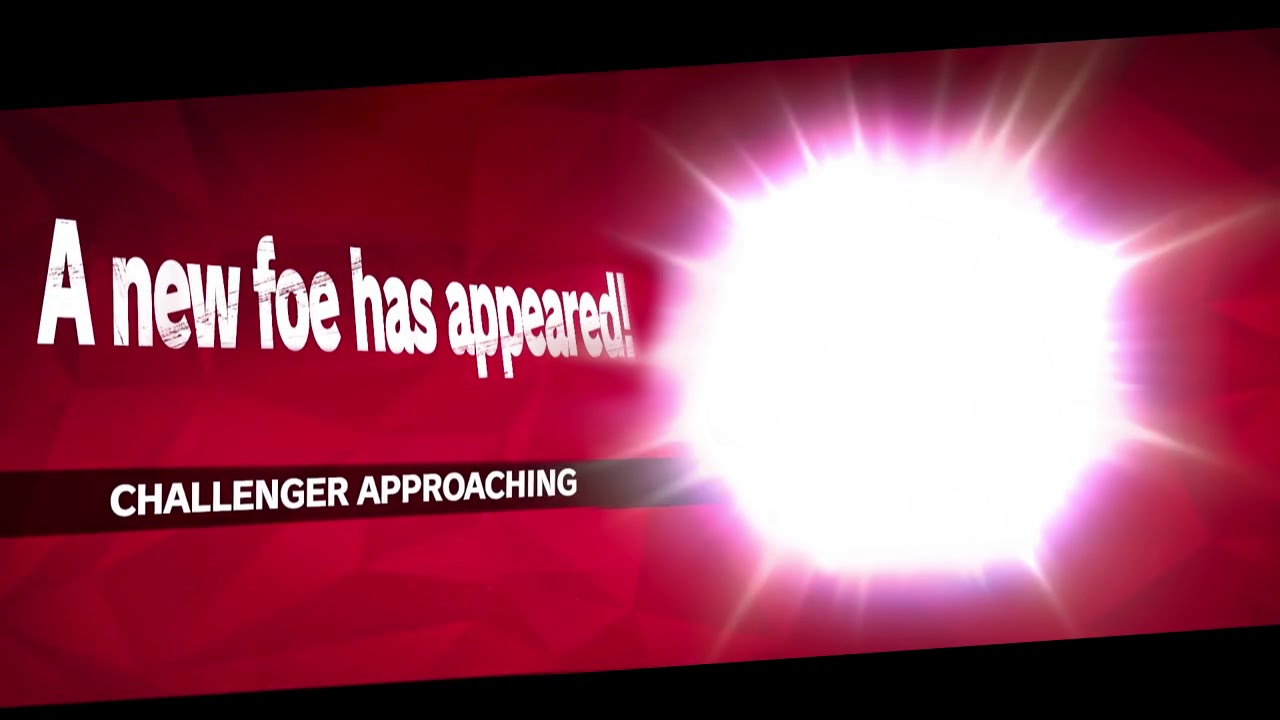 High Quality Super Smash Bros. Challenger Approaching Blank Meme Template