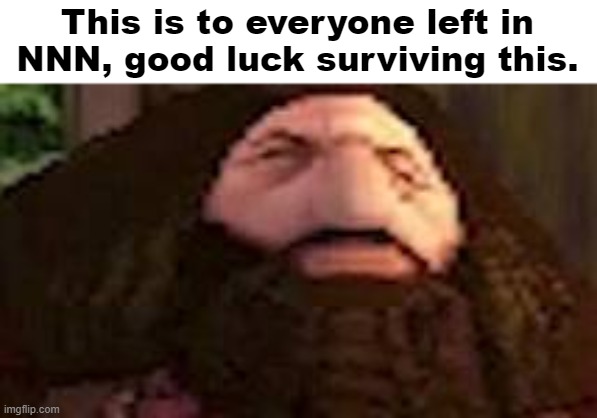 imma make you fail! | This is to everyone left in NNN, good luck surviving this. | image tagged in ps1 hagrid,no nut november,november,memes,fail,fails | made w/ Imgflip meme maker