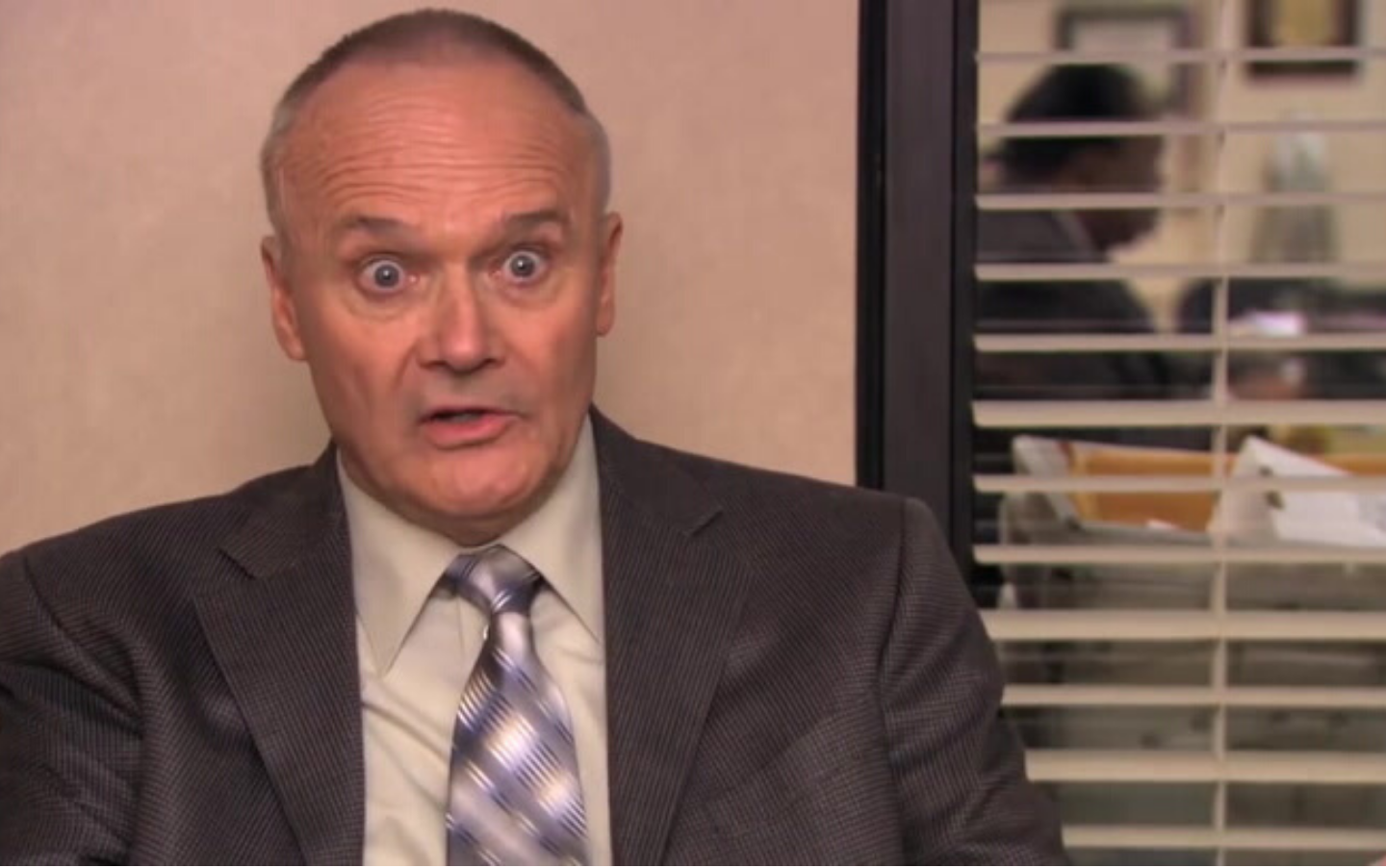 High Quality Creed Bratton Blank Meme Template