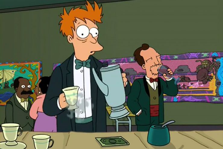 Fry Coffee Blank Meme Template