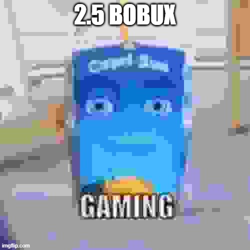 Gaming | 2.5 BOBUX | image tagged in gaming | made w/ Imgflip meme maker