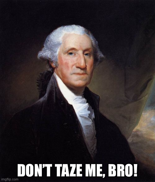 George Washington Meme | DON’T TAZE ME, BRO! | image tagged in memes,george washington | made w/ Imgflip meme maker