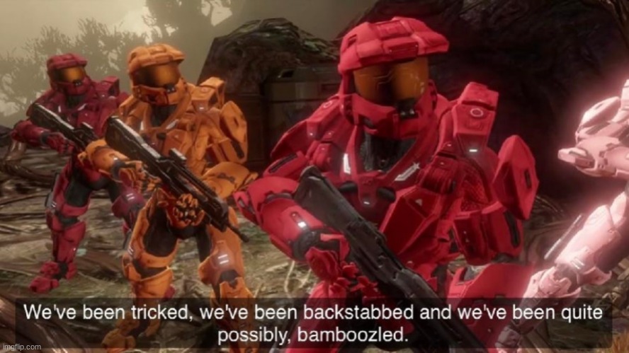 We have ben bamboozled halo | image tagged in we have ben bamboozled halo | made w/ Imgflip meme maker