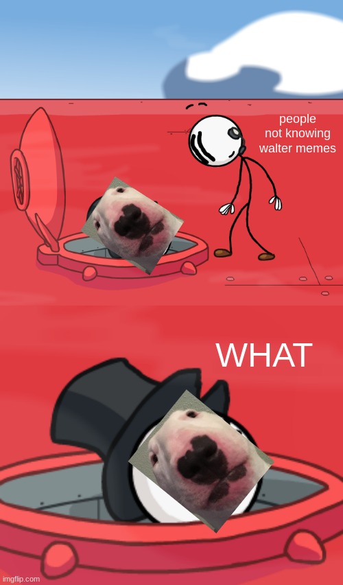 O, Hatchman of the Airship | people not knowing walter memes; WHAT | image tagged in o hatchman of the airship | made w/ Imgflip meme maker