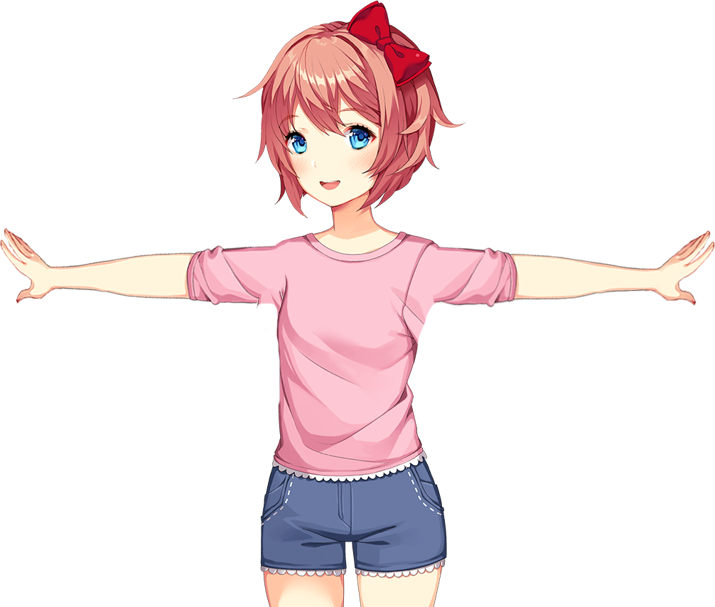 High Quality T-pose Blank Meme Template