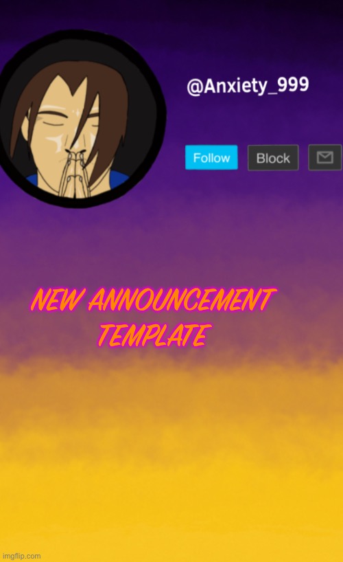 NEW ANNOUNCEMENT TEMPLATE | made w/ Imgflip meme maker