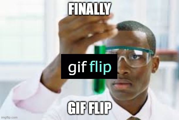 finally | FINALLY; gif; flip; GIF FLIP | image tagged in finally | made w/ Imgflip meme maker