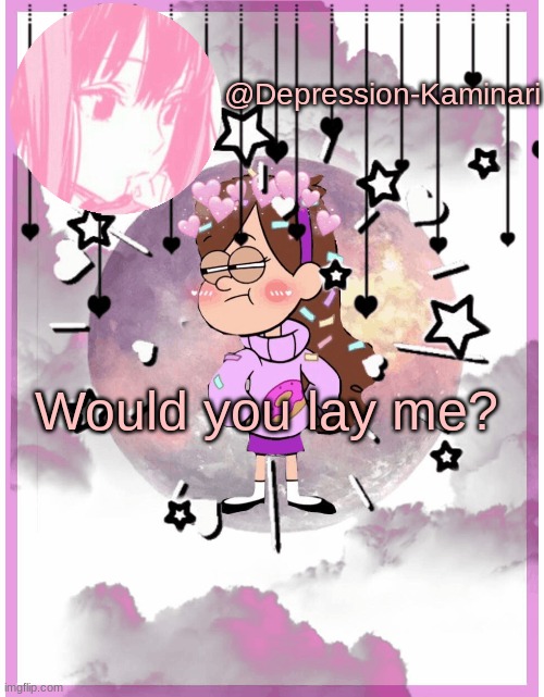 ;^; | Would you lay me? | image tagged in kaminari | made w/ Imgflip meme maker
