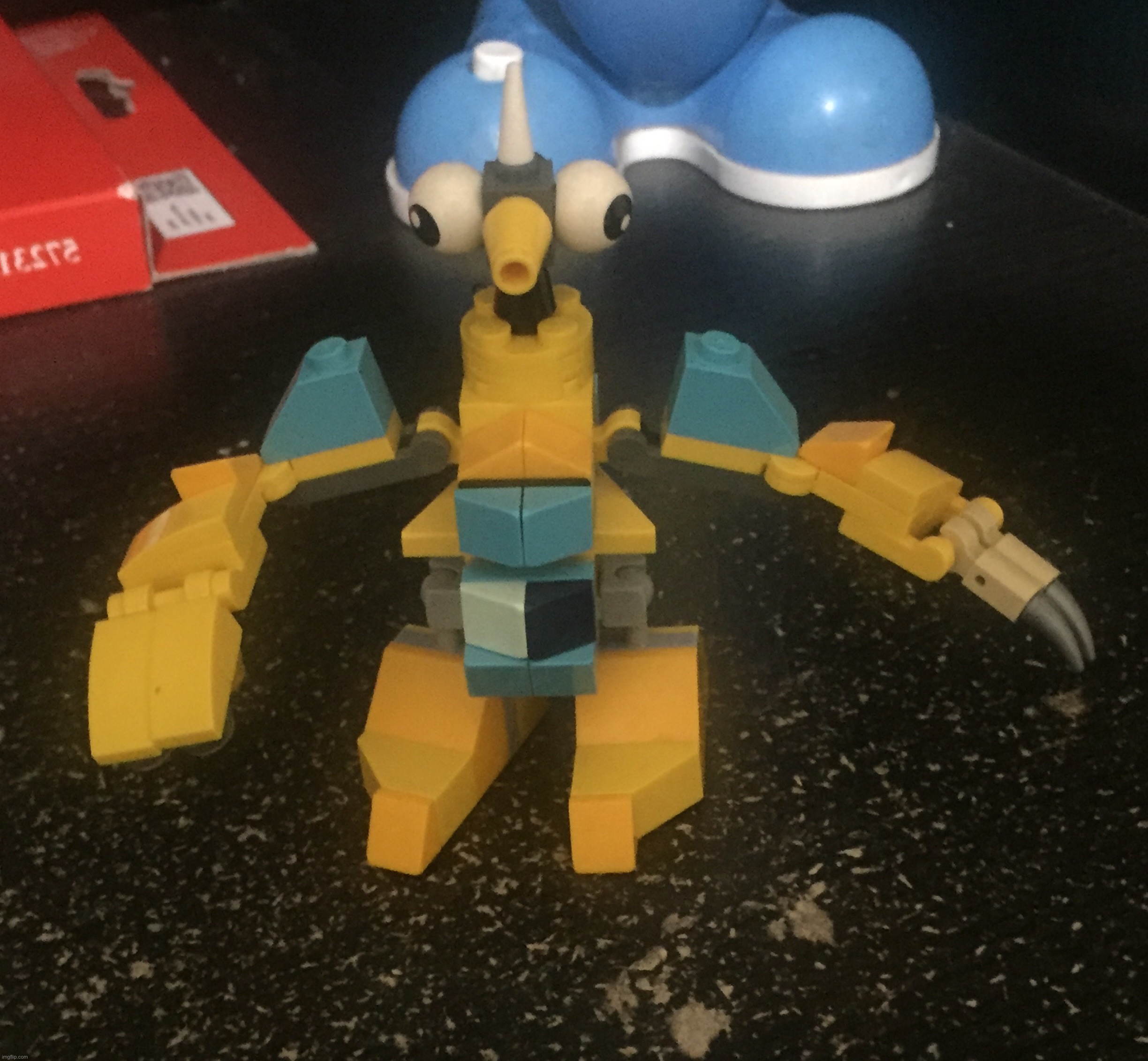 When you scrambled your Mixels legos to make a new Mixel that you literally have no idea with it | made w/ Imgflip meme maker