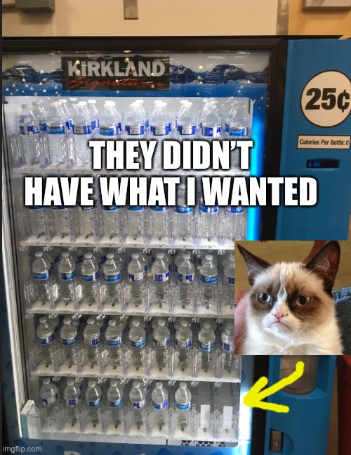 Aww they don’t have my favorite | THEY DIDN’T HAVE WHAT I WANTED | image tagged in aww they don t have my favorite | made w/ Imgflip meme maker